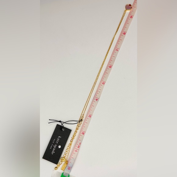 Kate Spade ♠️ Beautiful Everyday Enamel Mini Cream Colored Pendant, NWT - Picture 6 of 7